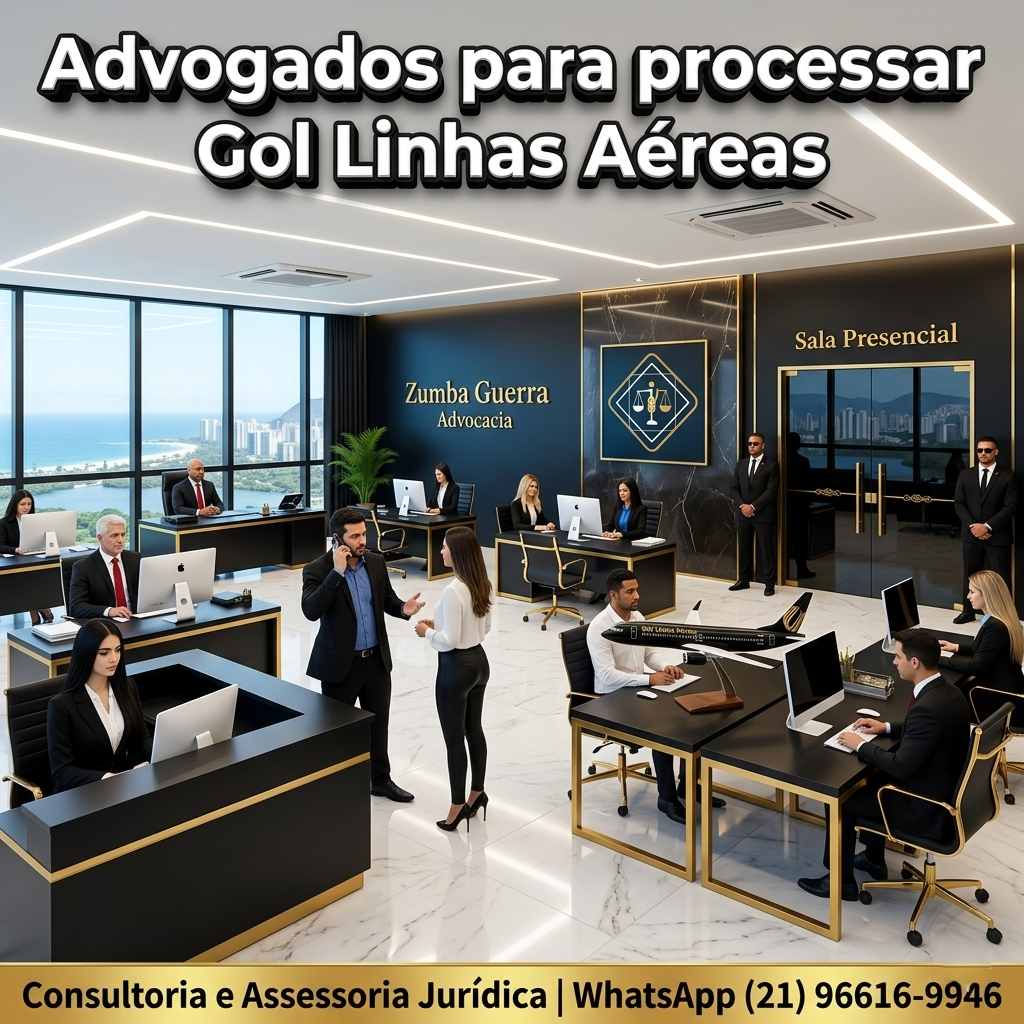 Advogados para processar Gol Linhas Aéreas